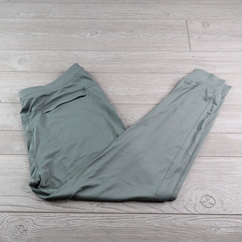 Born Primitive Jogger Pants Mens XL Green Stretch Knit Athletic Training
